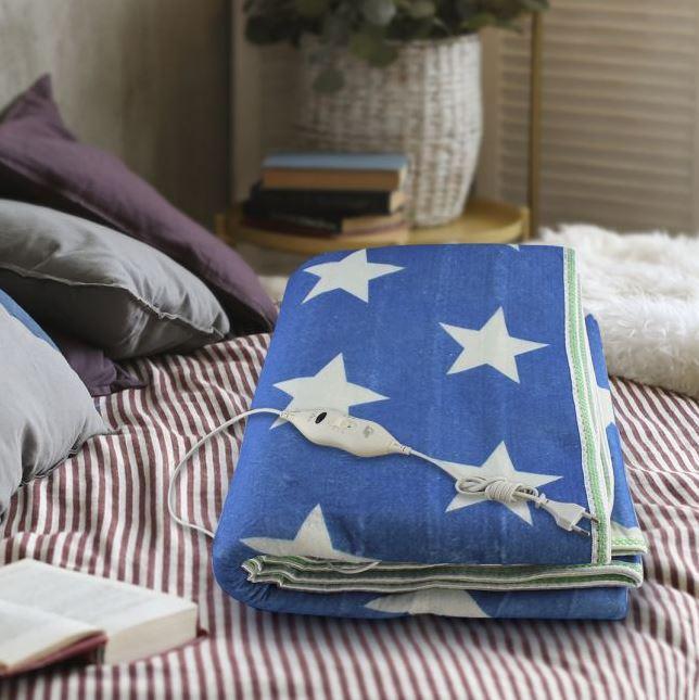 Электропростынь з сумкою electric blanket 150*120. Електроковдра зігріваюча простирадло грілка з підігрівом