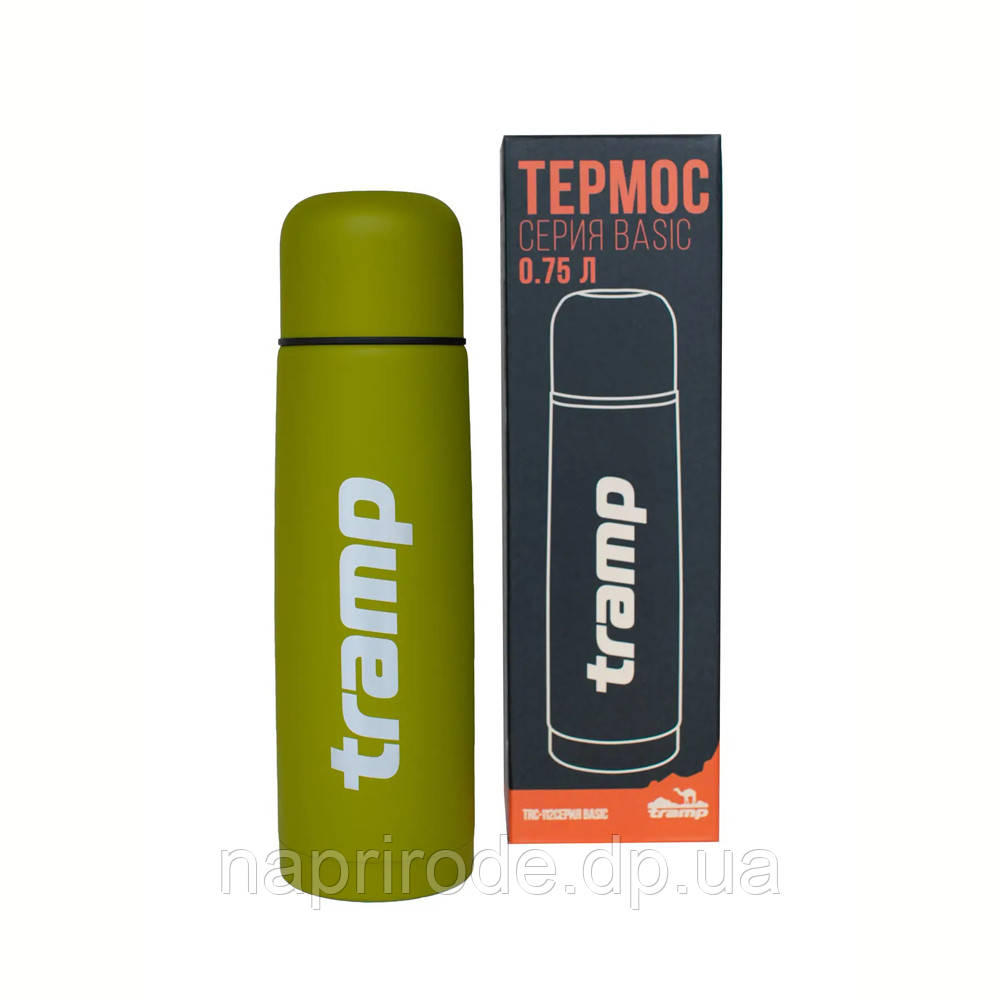 Термос Tramp Basic TRC-112-olive оливковий 0,75л