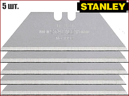 Леза для ножів трапеція 62х0.65 мм 5 шт Stanley 0-11-921