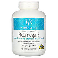 Natural Factors, WomenSense, RxOmega-3, Омега 3, 120 мягких таблеток