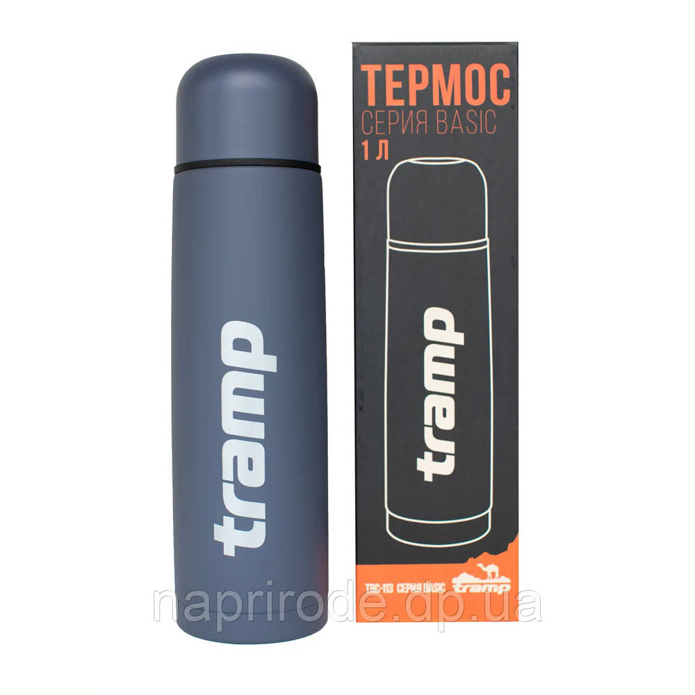 Термос Tramp Basic TRC-113-grey сірий 1 л, фото 1