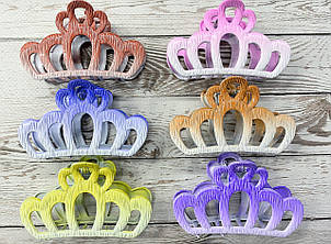 Крабі для волосся 7.5 см метал 6 шт/уп.