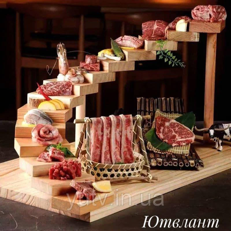 Поднос для подачи мясной нарезки, Посуда для подачи мясной нарезки ...