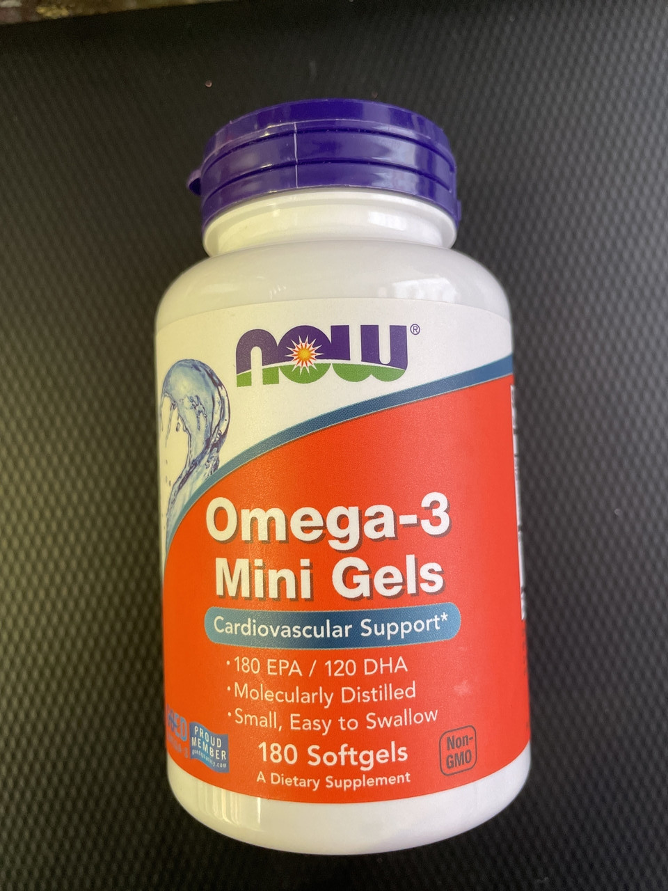 Риб'ячий жир Омега 3 Now Foods Omega-3 mini gels 500 mg 180 sgel
