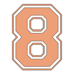 Цифри з пінокартону (готові)