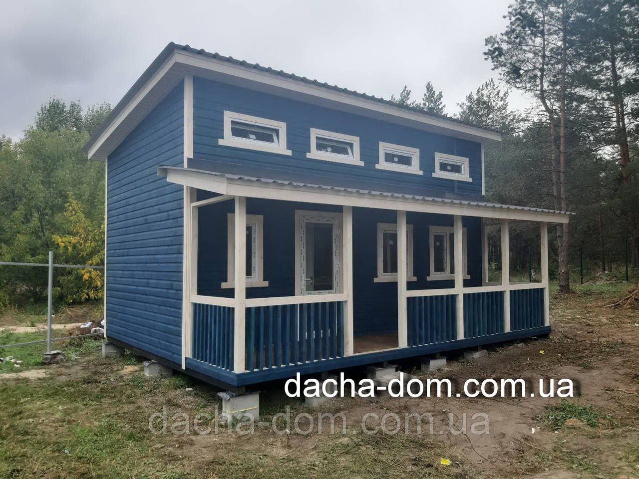 Каркасний будиночок для дачі - ЛОФТ, фото 1