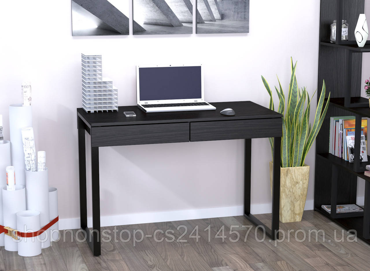 Стіл письмовий лофт L-11 Loft design Венге Луізіана