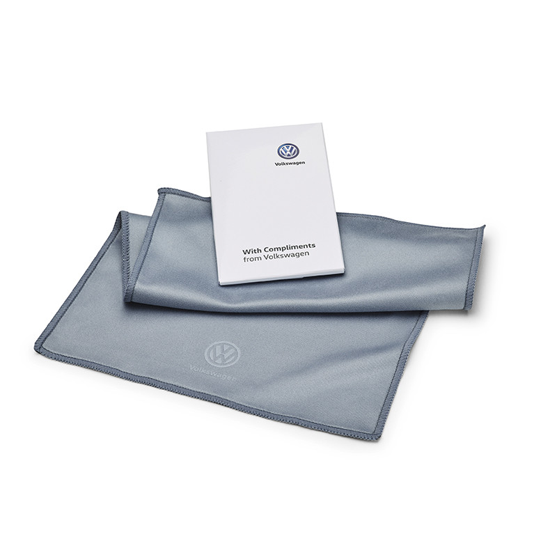 Чистяча серветка для сенсорних дисплеїв Volkswagen Cleaning Microfiber Cloth, артикул 000096151P