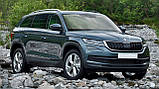 Захисна накладка на задній бампер для Skoda Kodiaq 2016-2020, FL2021-2023 /чорна нерж.сталь/, фото 7