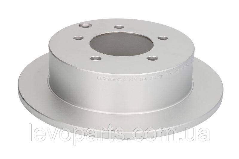 Гальмівний диск задній Mitsubishi Lancer X (Міцубісі Лансер 10) 1.5, 1.6, 1.8, 2.0 ABE Польща C45028ABE, фото 1