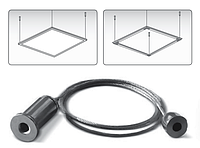 Комплект крепления для подвески светодиодных панелей (Трос)