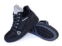 Зимние кроссовки для мальчиков теплая обувь детская кожаная ботинки мех размер 41 распродажа