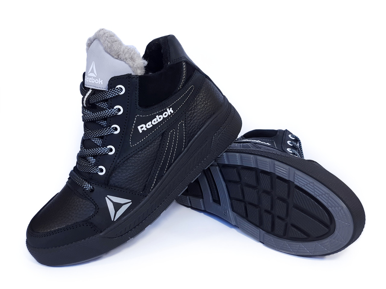 Зимові кросівки для хлопчиків тепле взуття дитяче шкіряні черевики хутро розмір 41 розпродаж