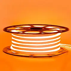 Світлодіодний неон AVT PRO SMD2835 6x12 120шт/м 13W/м IP65 12V помаранчевий 1018088