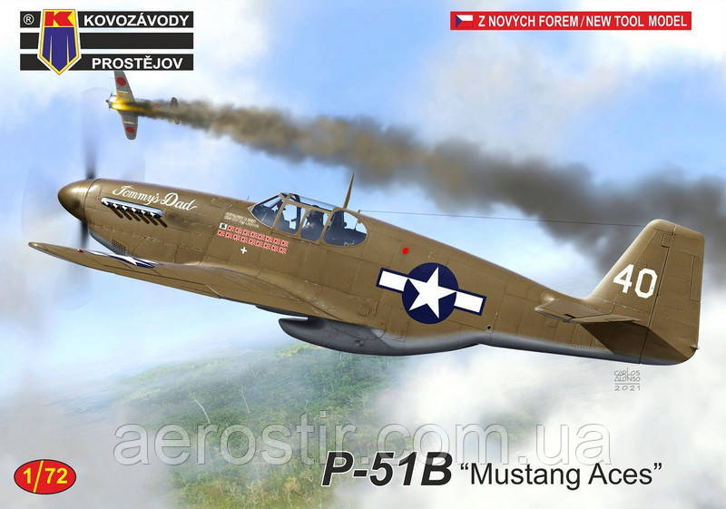 P-51B „Mustang Aces“ 1/72 KPM 0245