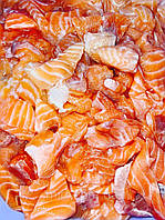 Шматочки сьомги с/м 7,5 кг (веселі шматочки)