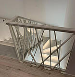 Огорожа для сходів в сучасному стилі "Лофт, Хай-Тек, Мінімалізм", фото 2
