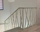 Огорожа для сходів в сучасному стилі "Лофт, Хай-Тек, Мінімалізм", фото 3