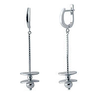 Срібні сережки ortex без каменів (2035251)