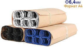 МЕТАЛЕВІ ПРУЖИНИ DA Ф6,4ММ. ФОРМАТ А4