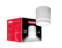Светильник точечный светодиодный 12W Maxus Surface Downlight 12W 4100K White