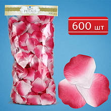 Пелюстки троянд (рожево-білі) 600 шт