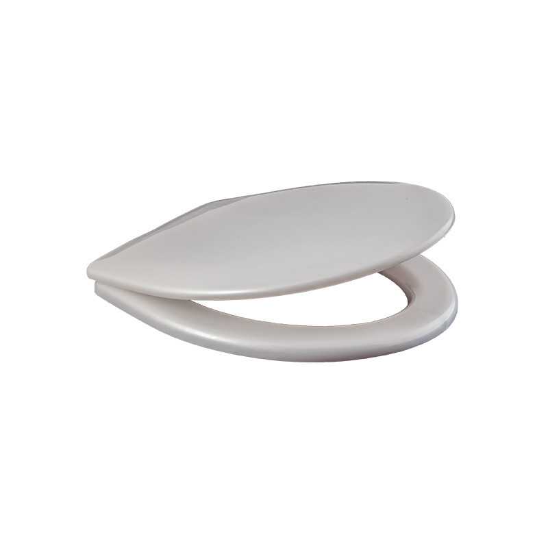 Кришка для унітазу універсальна біла перламутрова, "VTM" К-06