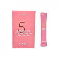 Шампунь 5 Probiotics Color Radiance Shampoo Masil C пробиотиками для защиты цвета 8 мл