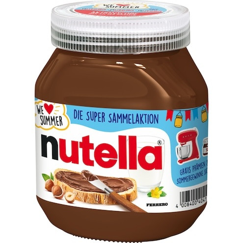 Шоколадна Паста з Орехами Nutella Nuss Nougat Creme Ferrero 750 г Німеччина (6 шт /1 уп)