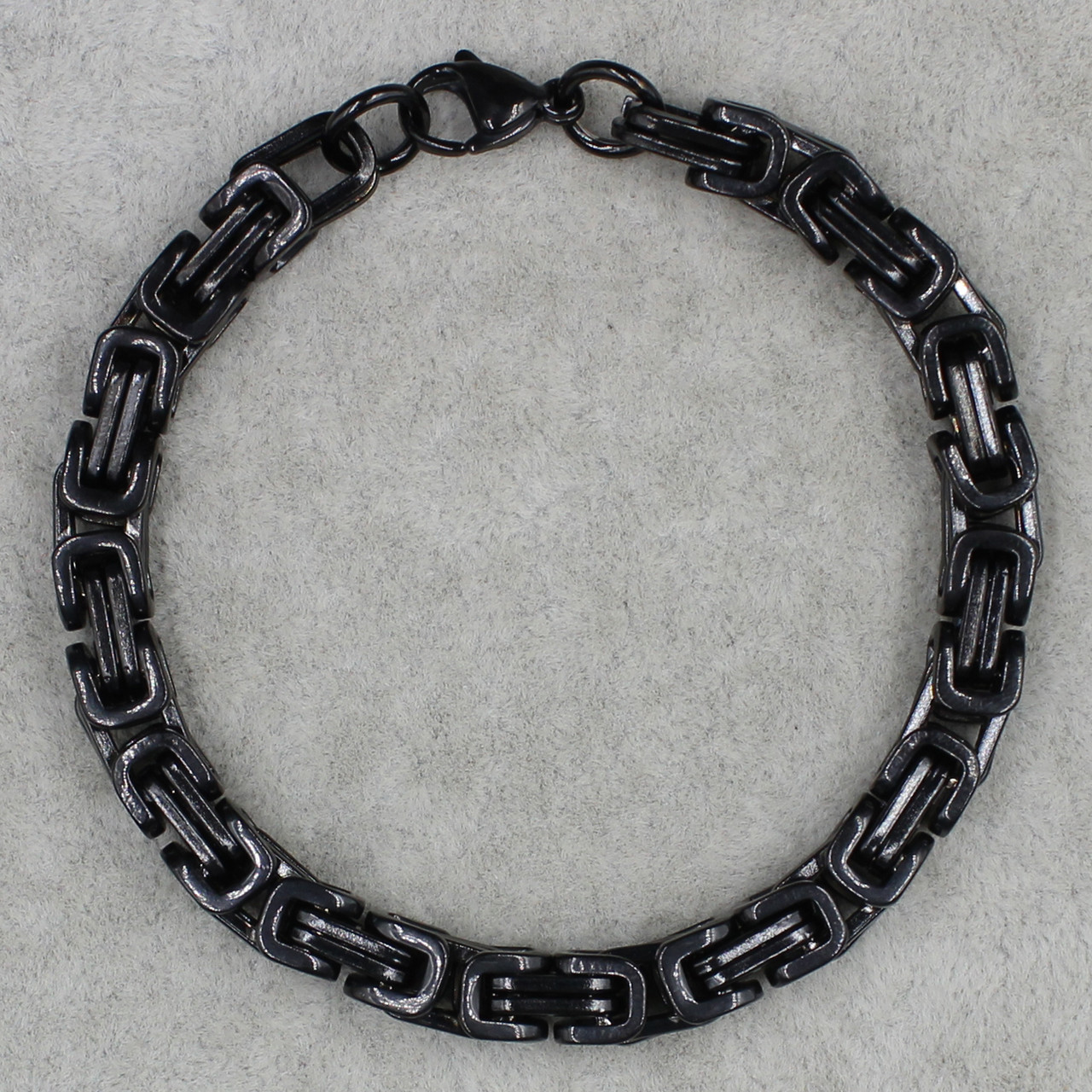 Браслет Steel Rage чорний із неіржавкої медичної сталі від Stainless Steel 316L довжина 22 см ширина 8 мм