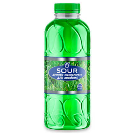 Добриво Зростання-SOUR (Соур), 1,2 л — підкислювач для хвойних, Кішонський, фото 1
