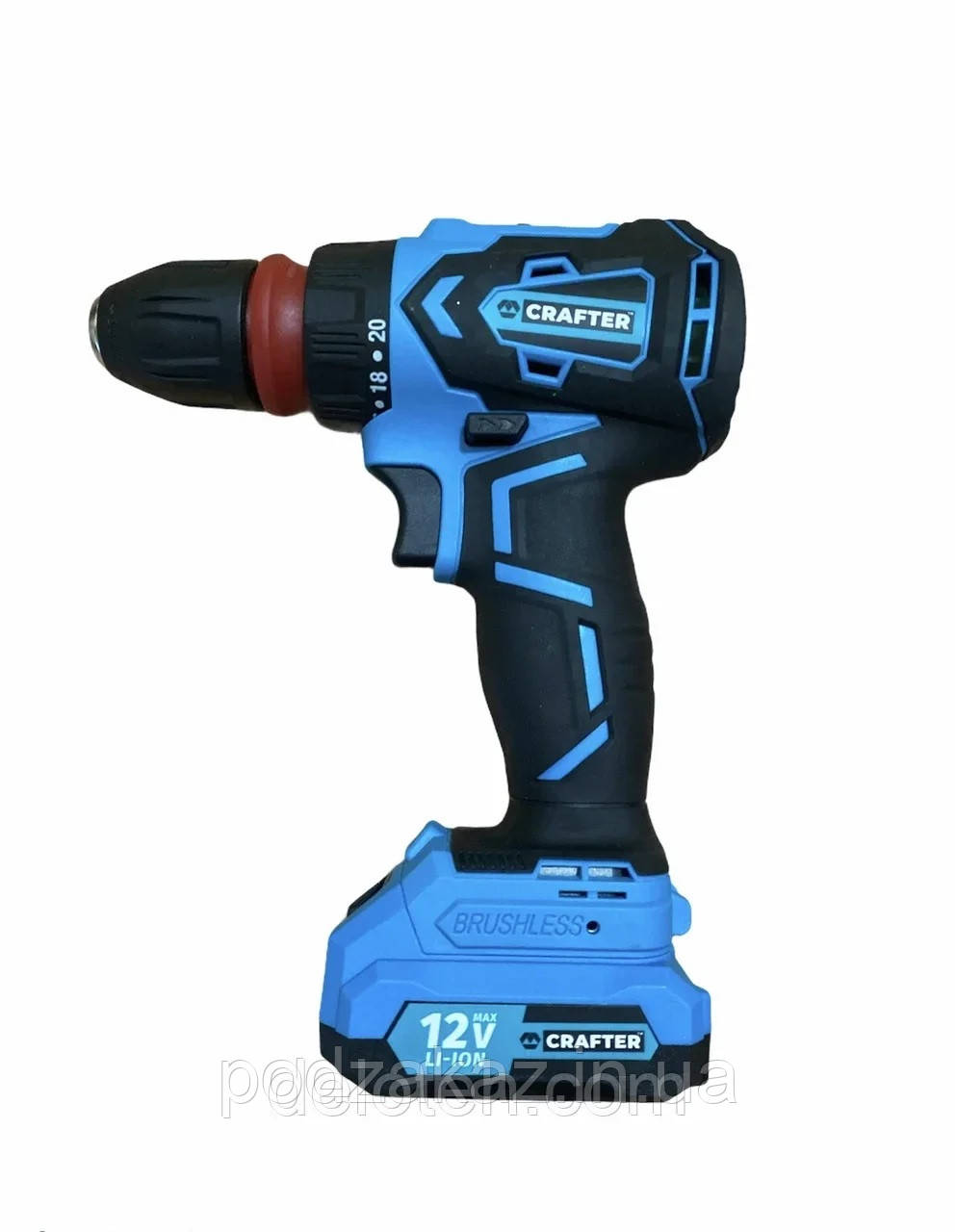 Шурупокрут акумуляторний CRAFTER RTD-12/2BD brushless БЗЩЕЧНИЙ ПРОФІ СЕРІЯ