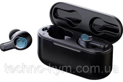 Навушники Bluetooth Omthing Air Free TWS (EO002) Black UA UCRF Гарантія 12 місяців, фото 1