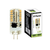 Світлодіодна лампа LB-522 230 V 3 W 48leds G4 4000 K 240 lm