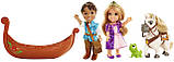 Принцеса Рапунцель і Флін у човні Princess Rapunzel & Flynn Doll Petite Storytelling Gift Set, фото 2