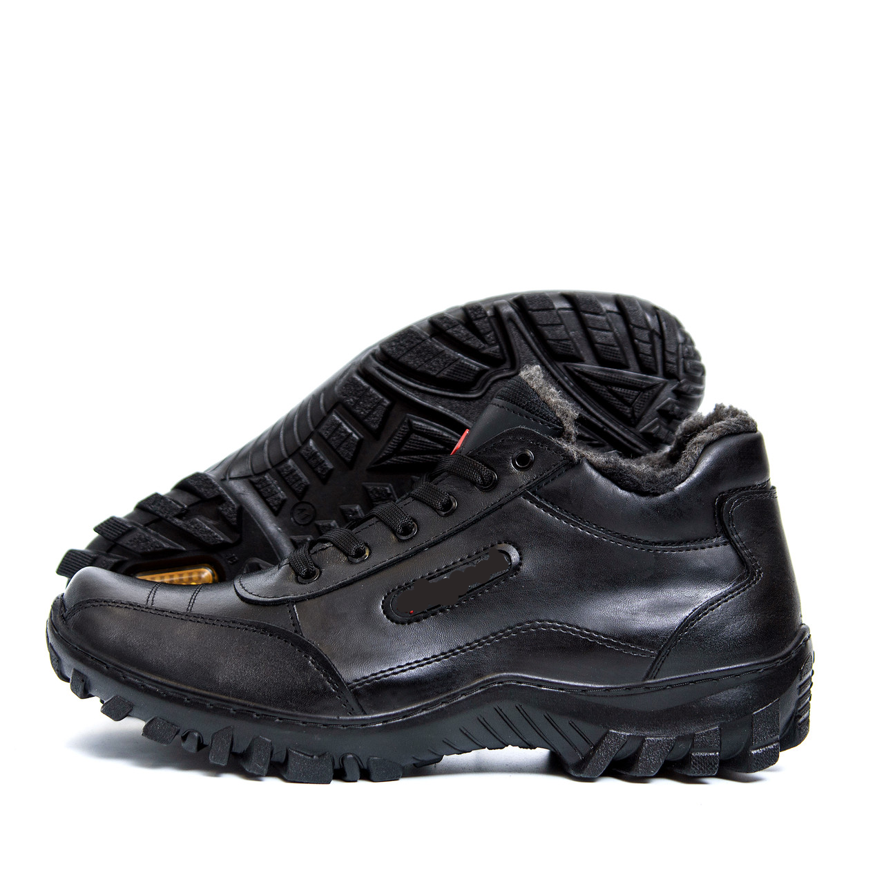 Чоловічі зимові шкіряні черевики ZK Antishok Winter Shoes р. 39 40 41 42 43 44 45, фото 1