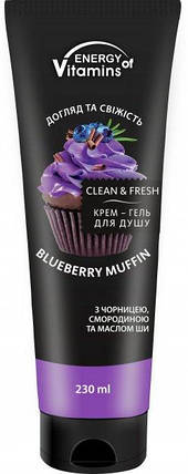 Крем-гель для душу Energy Of Vitamins Blueberry Muffin 230 мл, фото 1