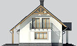 MS109 — це проєкт дому з мансардою й балконом, фото 8