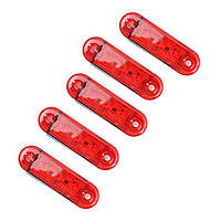 Габарит - червоний -  65х20мм - 12/24V Led 3 діода - "MRT-52" (5шт)