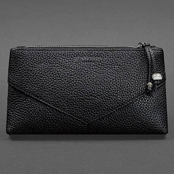 Жіноча косметичка з натуральної шкіри "Онікс"