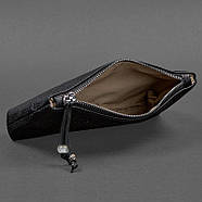 Жіноча косметичка з натуральної шкіри "Онікс", фото 5