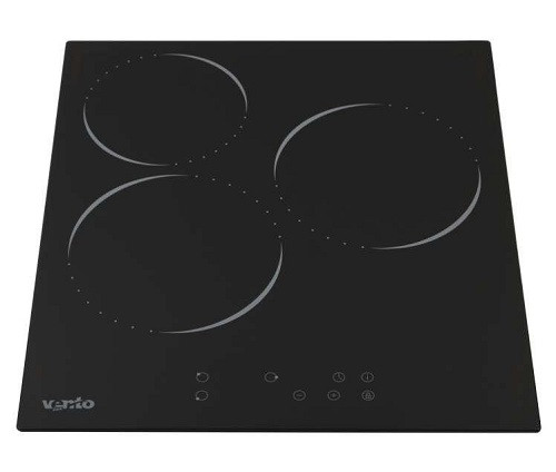 Варочна поверхня електрична склокераміка VENTOLUX VB 43 TC, 3 конфорки