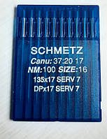 Голки Shmetz DP-17 16/100 Serv7 промислових швейних машин