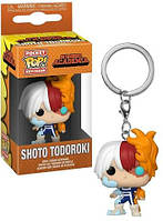 Фигурка брелок Моя геройская академия Шото Тодороки Funko Pop Shoto Todoroki My Hero Academia 4 см FP K MHA 01