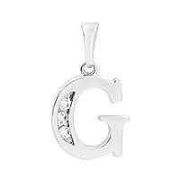 Підвіска "Буква G" родиум