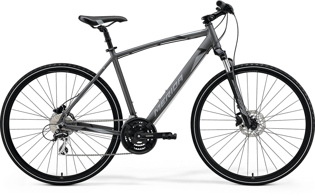 Велосипед Merida CROSSWAY 20-D XL(58) SILK ANTHRACITE (GREY/BLACK)