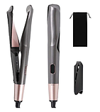 Плойка спіральна для легкого створення локонів hair curler 106 2 в 1 прасок, випрямляч, фото 4