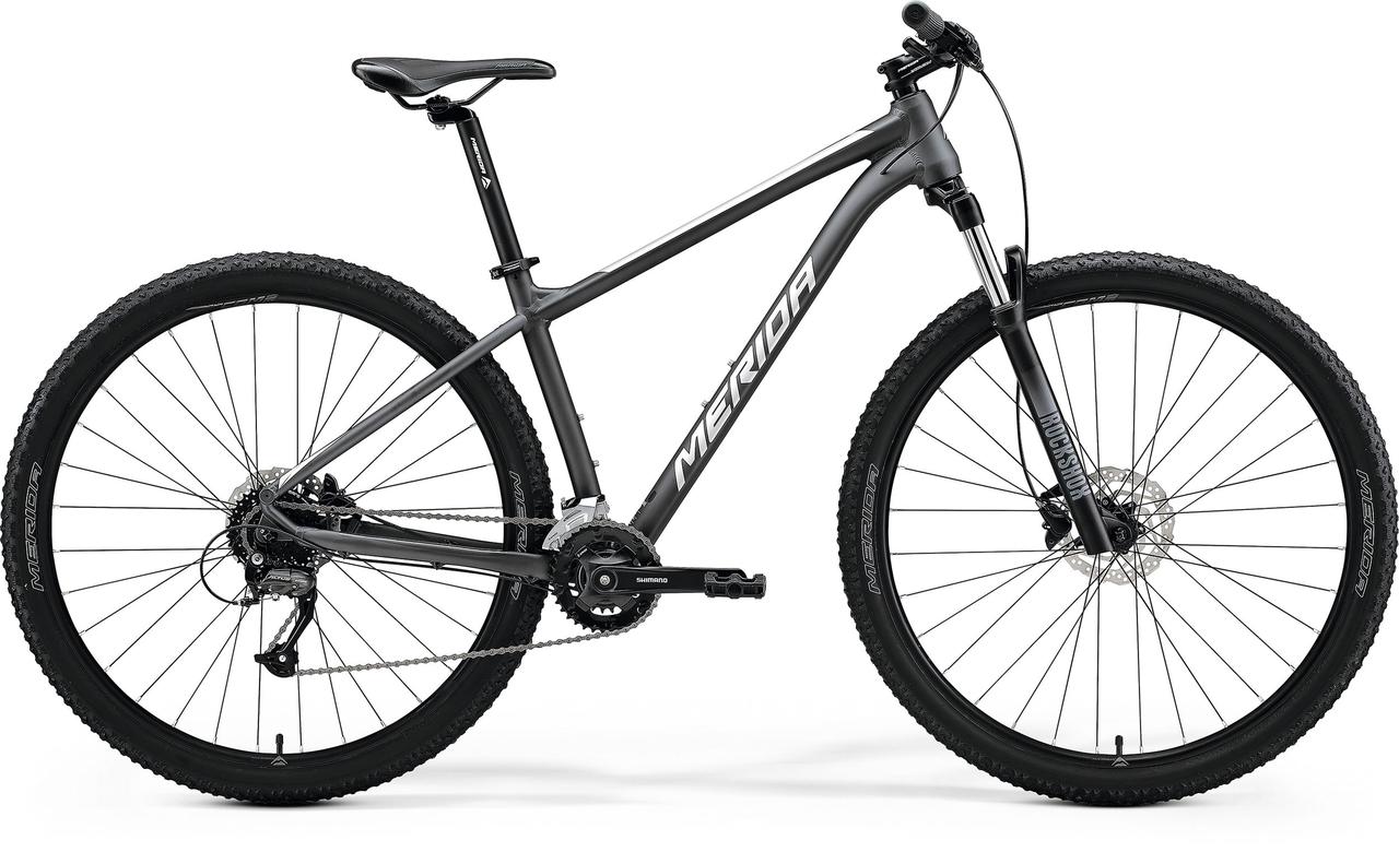 Велосипед Merida BIG.NINE 60-2X L(18.5) MATT ANTHRACITE (SILVER)