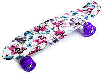 Penny Board "Flowers chamomile" Светящиеся колеса