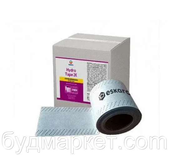 Стрічка гідроізоляційна ESKARO Hydro Tape 2К, 12 см*50 м